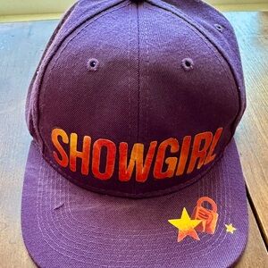 Purple 'SHOWGIRL' Snapback Hat